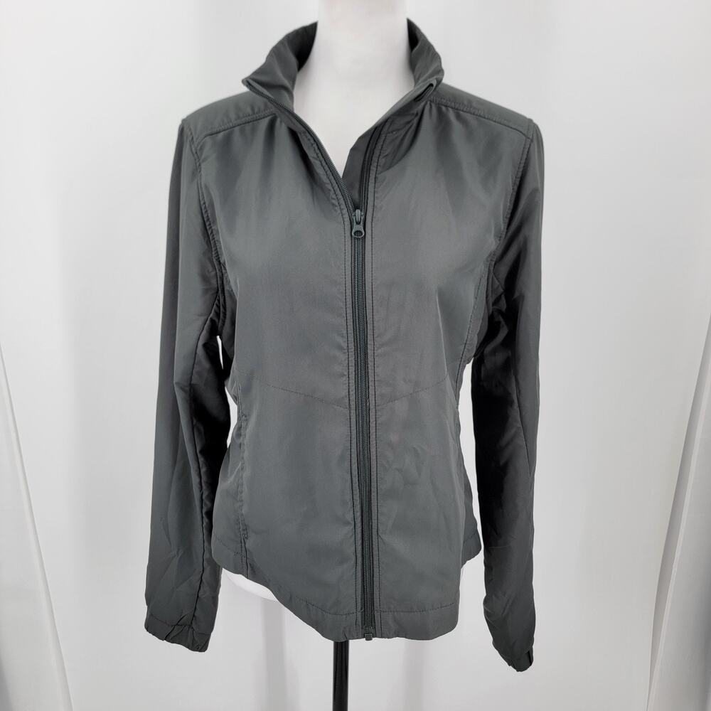 Flexure Outdoor Jacket Womens Medium Green Lined Pockets